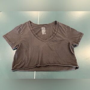 BDG V-Neck Crop Tee